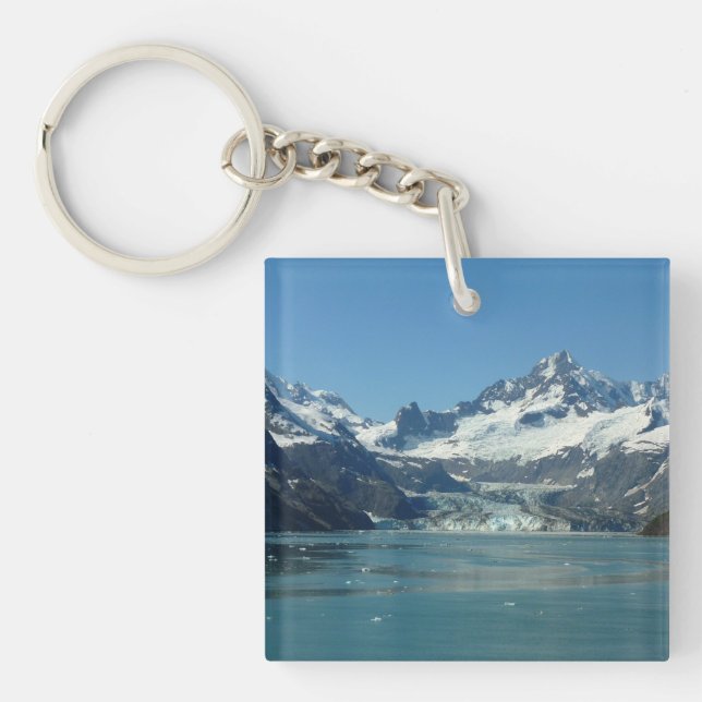 Glacier-Fed Waters of Alaska Key Ring (Front)