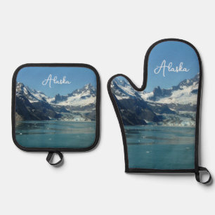 Glacier-Fed Waters of Alaska Oven Mitt & Pot Holder Set