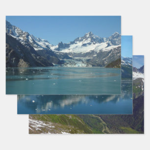 Glacier-Fed Waters of Alaska Wrapping Paper Sheet