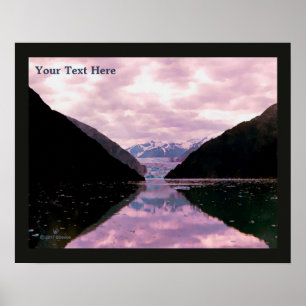 Glacier Fjord Poster