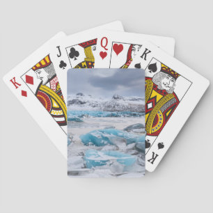 Glacier Ice landscape, Iceland Playing Cards