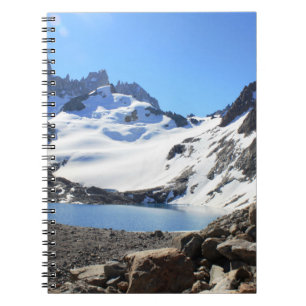 Glacier Lake Near Mount Fitz Roy Notebook