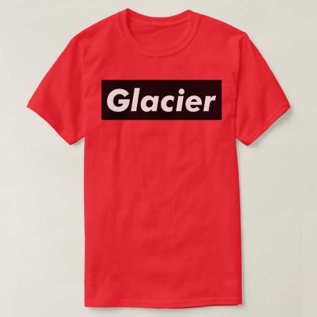 Glacier Meat Brown T-Shirt (Design Front)