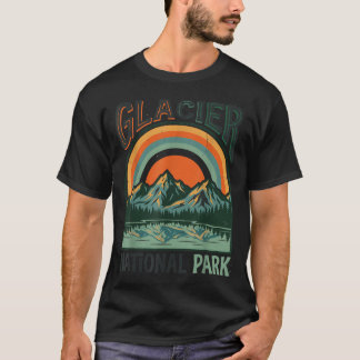 Glacier Montana National Parks Outdoors Nature T-Shirt