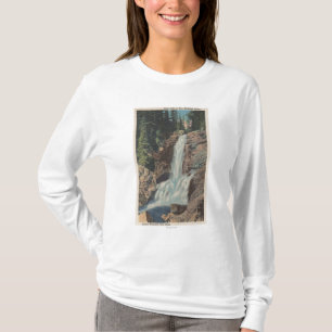 Glacier, MT - View of Trick Falls & Medicine T-Shirt