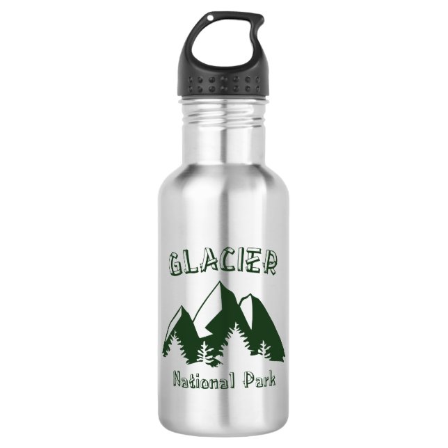 Glacier National Park 532 Ml Water Bottle (Front)