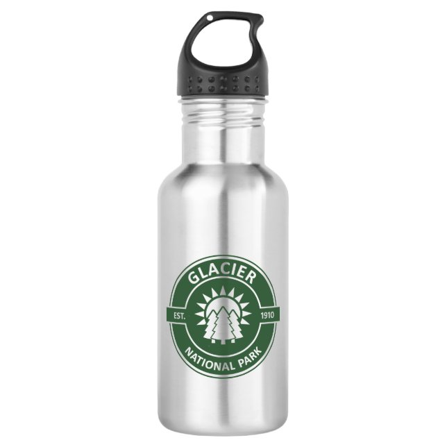 Glacier National Park 532 Ml Water Bottle (Front)