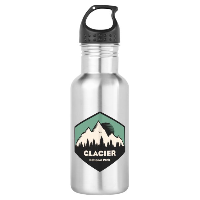 Glacier National Park 532 Ml Water Bottle (Front)