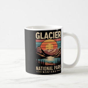 Glacier National Park Bear Vintage Montana Hiking Coffee Mug