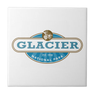 Glacier National Park Ceramic Tile