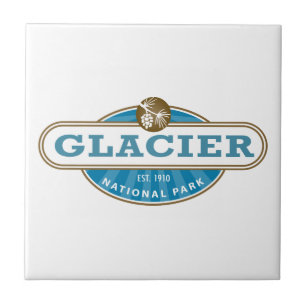 Glacier National Park Ceramic Tile