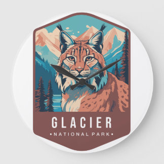 GLACIER NATIONAL PARK CLOCK 2025