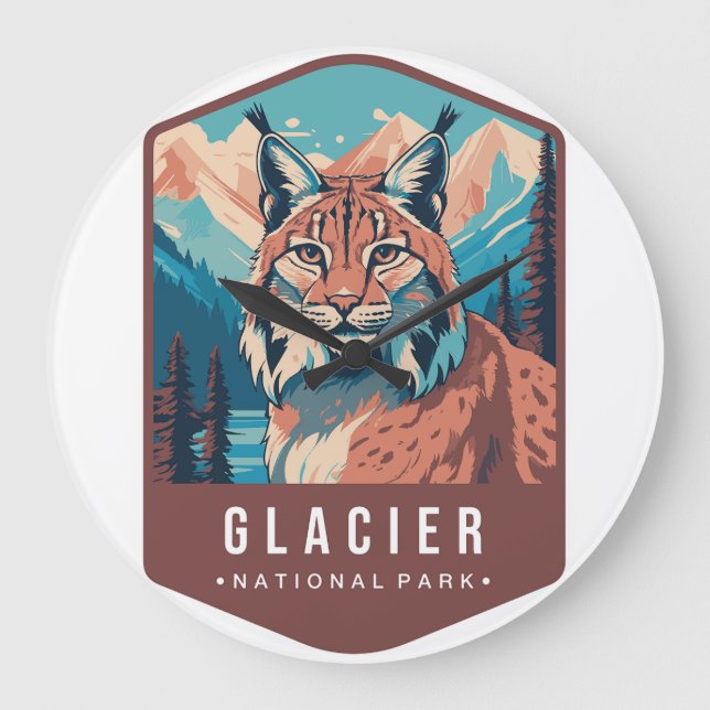 GLACIER NATIONAL PARK CLOCK 2025 (Front)