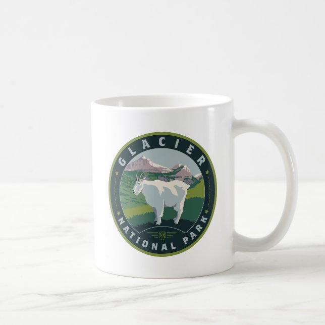 Glacier National Park Coffee Mug (Right)