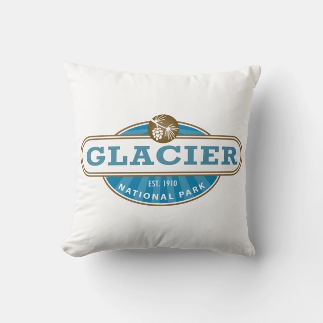 Glacier National Park Cushion (Front)