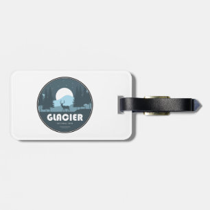 Glacier National Park Deer Luggage Tag