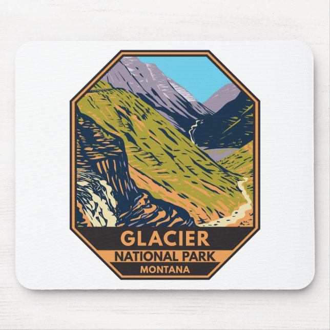 Glacier National Park Going to the Sun Road  Mouse Pad (Front)