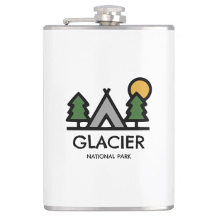 Glacier National Park Hip Flask