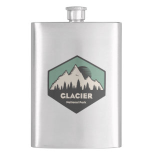 Glacier National Park Hip Flask
