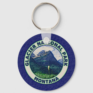 Glacier National Park Key Ring