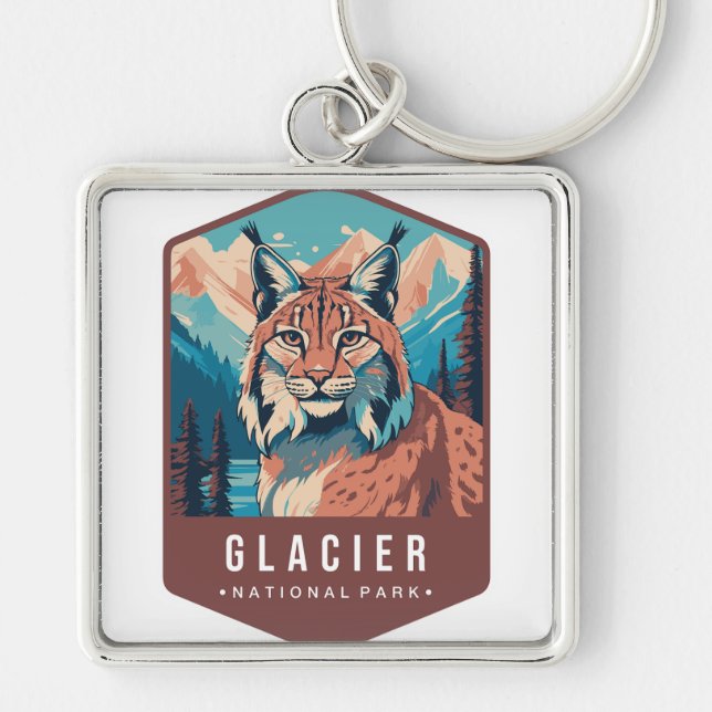 GLACIER NATIONAL PARK KEY RING (Front)
