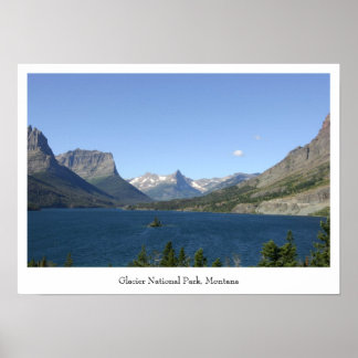 Glacier National Park - Lake View Poster