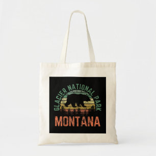 Glacier National Park Montana Bear Nature Outdoors Tote Bag