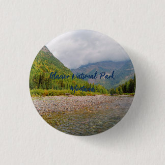 Glacier National Park Montana customisable 3 Cm Round Badge