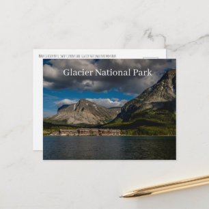 Glacier National Park Montana Holiday Postcard