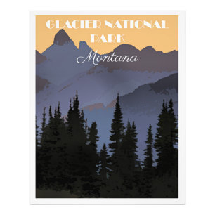 Glacier National Park, Montana, Photo Print