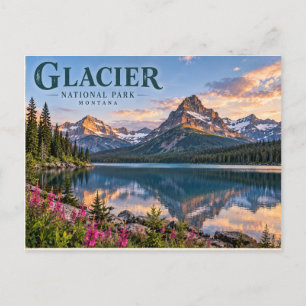 Glacier National Park Montana Postcard