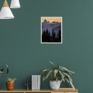 Glacier National Park, Montana, Poster