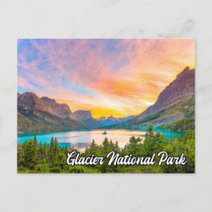 Glacier National Park, Montana, USA Postcard