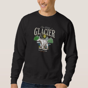 Glacier National Park Montana Wildlife Outdoors Sweatshirt