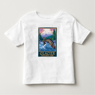 Glacier National Park, MontanaFly Fisherman # Toddler T-Shirt