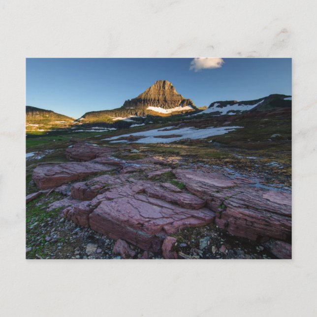 Glacier National Park Mountains Postcard (Front)