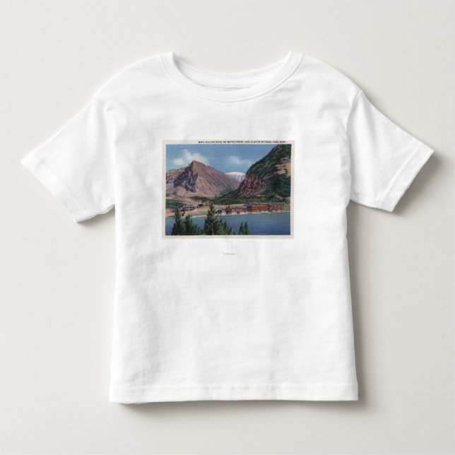 Glacier National Park, MT - Many Glacier Hotel 2 Toddler T-Shirt (Front)