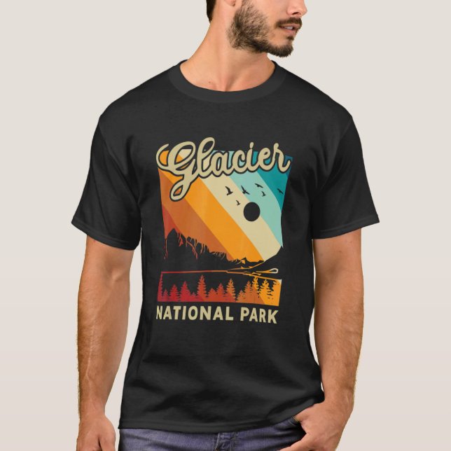 Glacier National Park National Park Hiking Vacatio T-Shirt (Front)