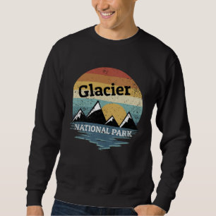Glacier National Park National Park Vintage Sweatshirt