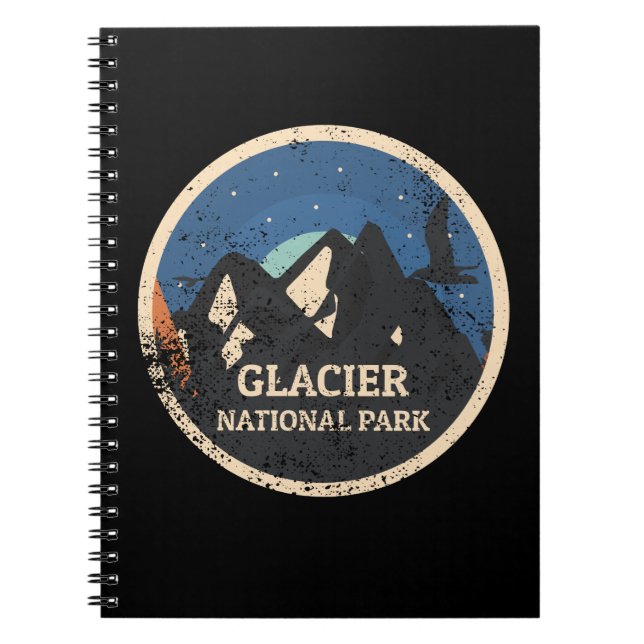 Glacier National Park Notebook (Front)