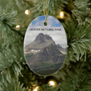 Glacier National Park Photo Ceramic Ornament