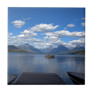 Glacier National Park photography. Ceramic Tile
