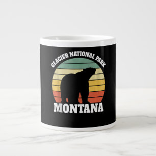 Glacier National Park Polar Bear Lover Large Coffee Mug