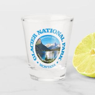 Glacier National Park (rd)2 Shot Glass