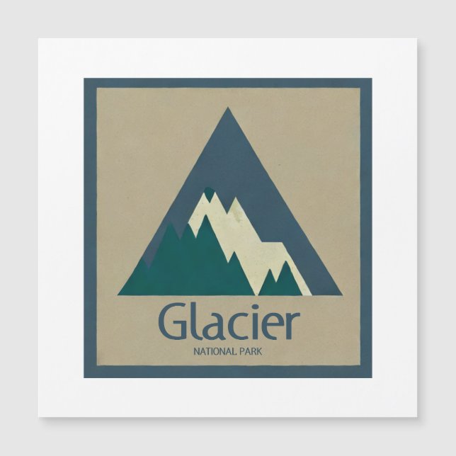 Glacier National Park Rustic (Front)