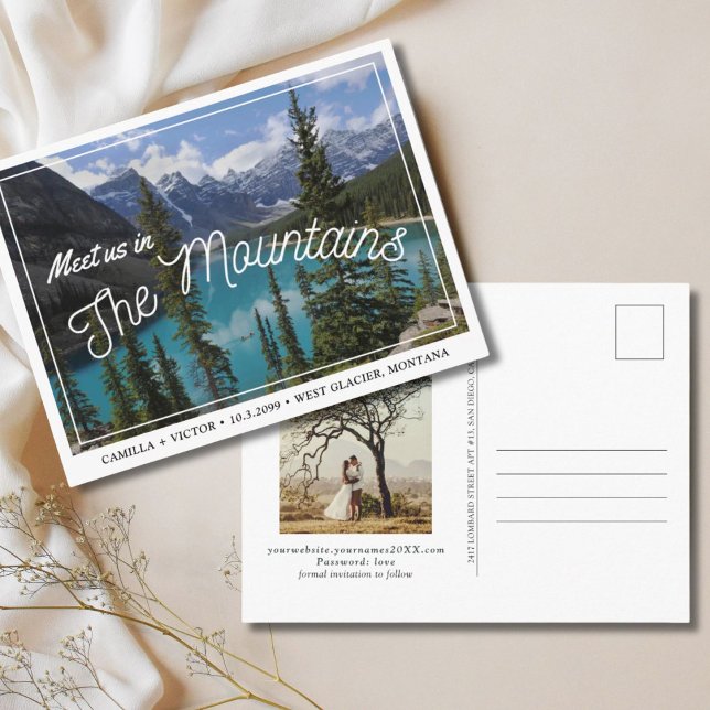 Glacier National Park Save the Date Postcard (Creator Uploaded)