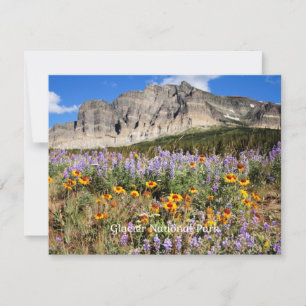 Glacier National Park scenic photograph Card