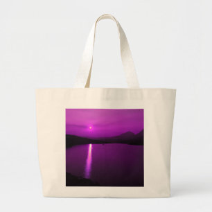 Glacier National Park Sunrise Jumbo Tote Bag