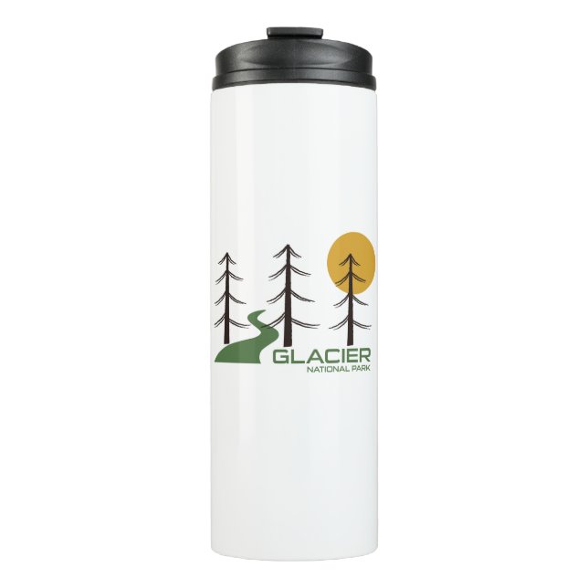 Glacier National Park Trail Thermal Tumbler (Front)