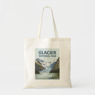 Glacier National Park Travel Art Tote Bag